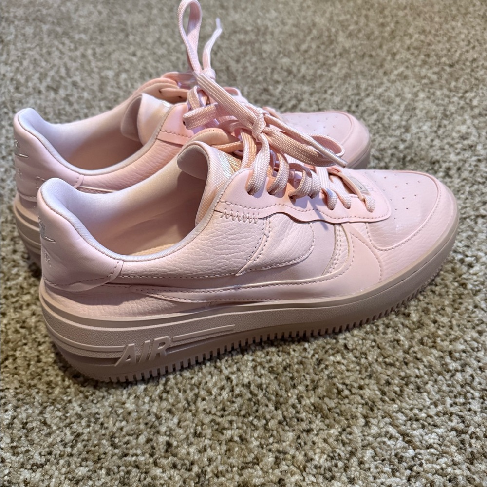 Nike Air Force 1 PLT.AF.ORM 'Atmosphere' Women’s 8.5 Like New - Picture 5 of 5